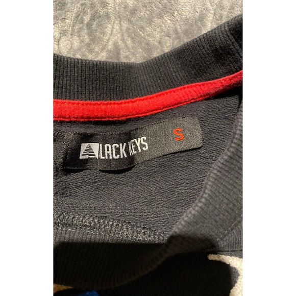 Men's Black Keys Hookah Goofy-Resembling Crew Neck Sweater - Black/Red Size Smal - Picture 6 of 11